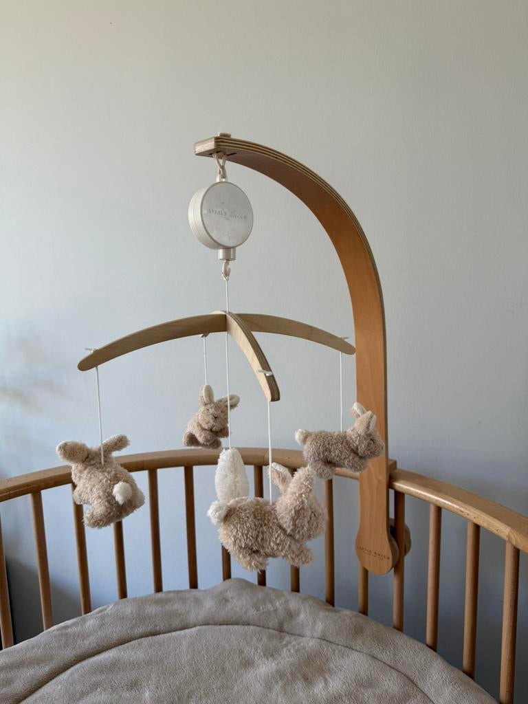 Little Dutch Baby Bunny muziekmobiel Beigebrown, Ophalen, Zo goed als nieuw, Overige typen