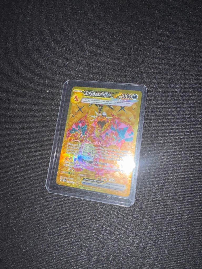 Charizard ex #228 Obsidian Flames Pokémon kaart, Ophalen of Verzenden, Zo goed als nieuw, Losse kaart, Foil