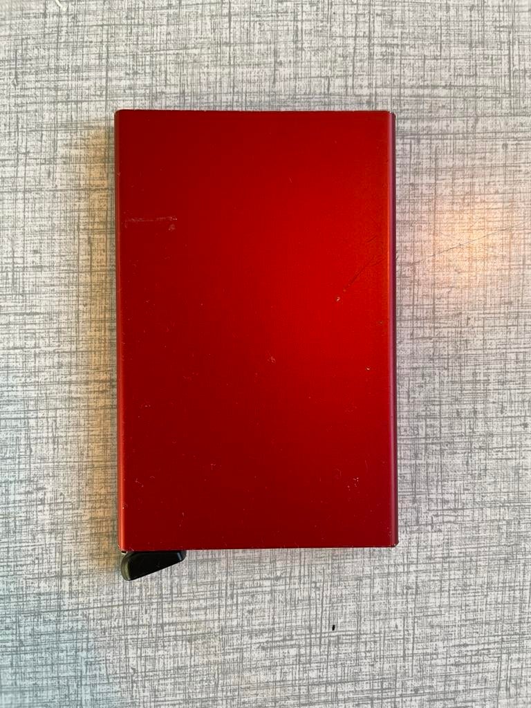 Secrid rood prima staat, Ophalen of Verzenden, Zo goed als nieuw, Rood