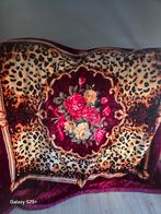 Nieuw sprei met bloemen en luipaardprint, Huis en Inrichting, Ophalen of Verzenden, Nieuw, Overige materialen