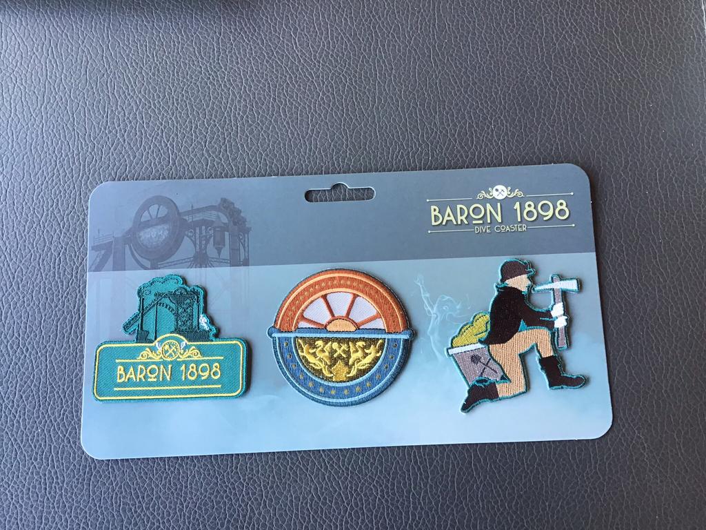 Efteling,,Baron,,strijkapplicaties,,(nieuw), Ophalen of Verzenden, Nieuw, Button of Speldje