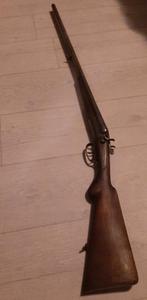 Antiek toplever dubbelloops jachtgeweer., Ophalen of Verzenden