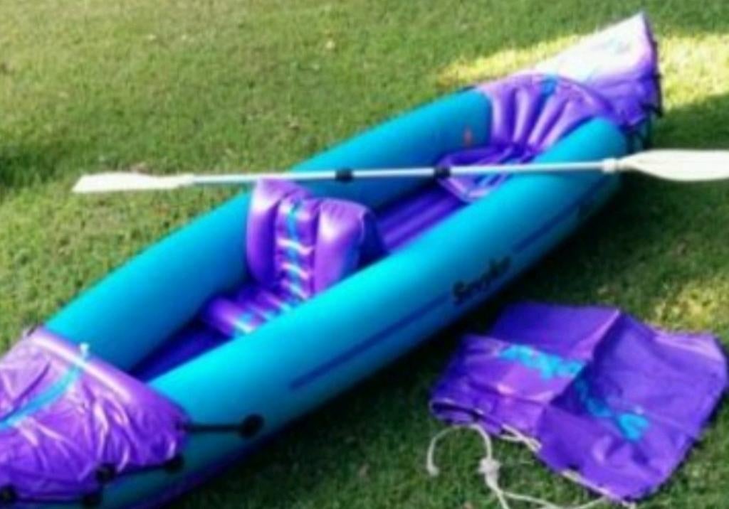 Gevraagd: kinderfietsje, ruilen tegen een opblaasbare kano, Watersport en Boten, Kano's, Ophalen, Overige typen, Twee personen
