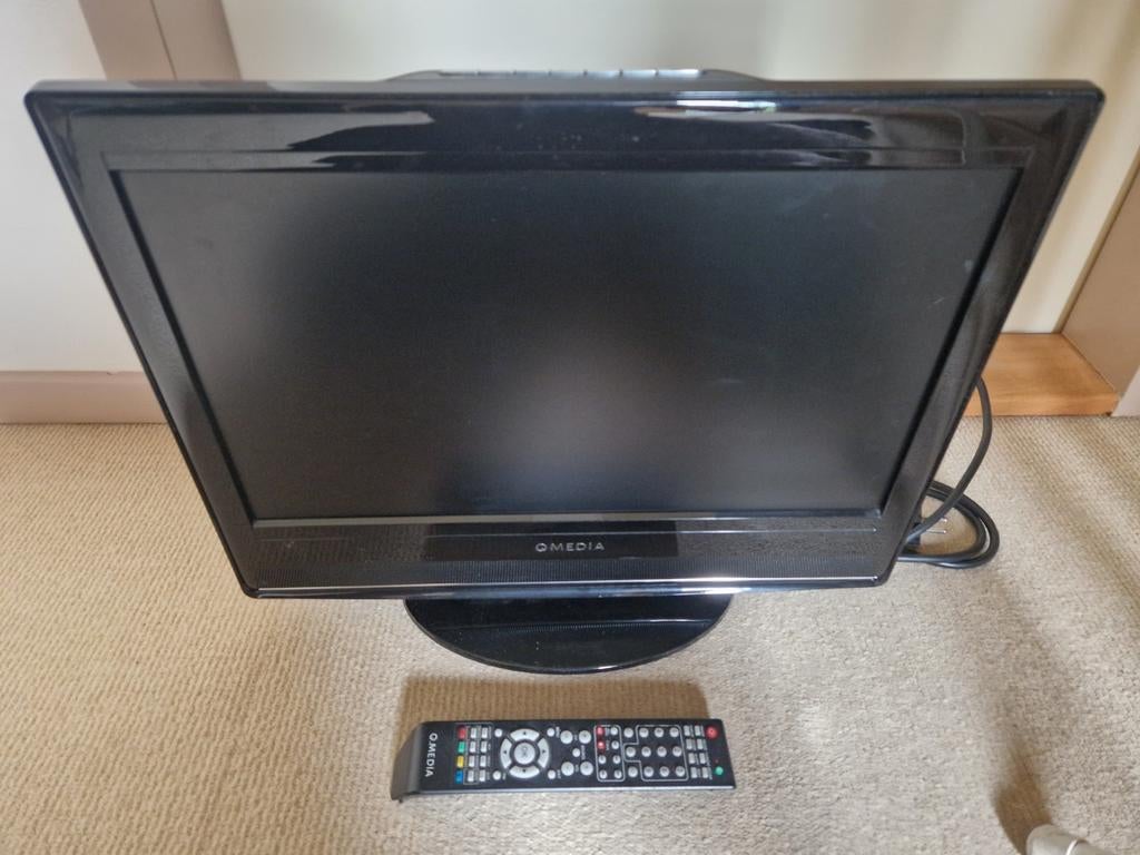 Kleine tv met ingebouwde dvd speler 22 inch, Gebruikt, 50 Hz, 40 tot 60 cm, Ophalen