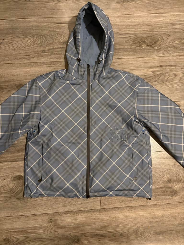 Burberry zomerjas maat S oversized - Nieuwstaat, Verzenden, Zo goed als nieuw, Maat 36 (S), Blauw