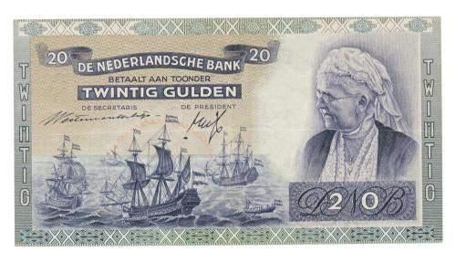 Nederland 20 Gulden 1941 Emma, Ophalen of Verzenden, Euro's, Los biljet