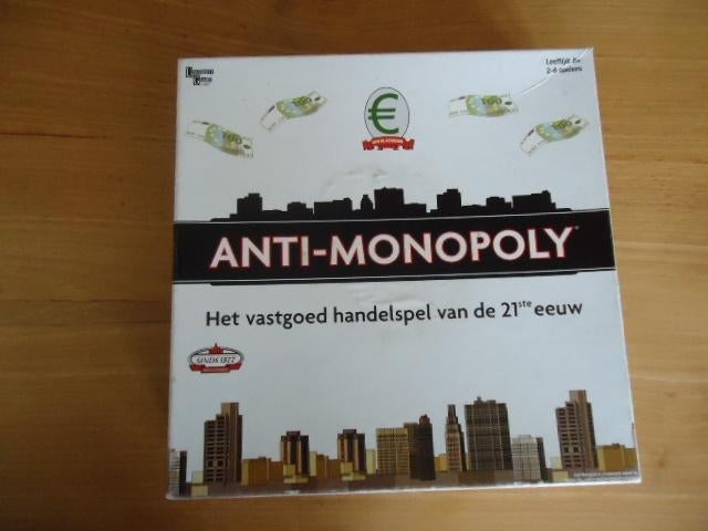 Anti Monopoly, Hobby en Vrije tijd, Gezelschapsspellen | Bordspellen, Een of twee spelers, Ophalen of Verzenden, Gebruikt
