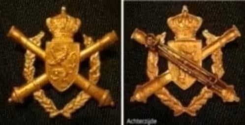 Belgische militair embleem van de Artillerieschool., Verzamelen, Militaria | Algemeen, Verzenden, Landmacht, Overige gebieden