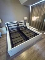 Auping Auronde 160*200 met Ikea ombouw, Huis en Inrichting, Slaapkamer | Bedden, Ophalen, Wit, Tweepersoons, 200 cm