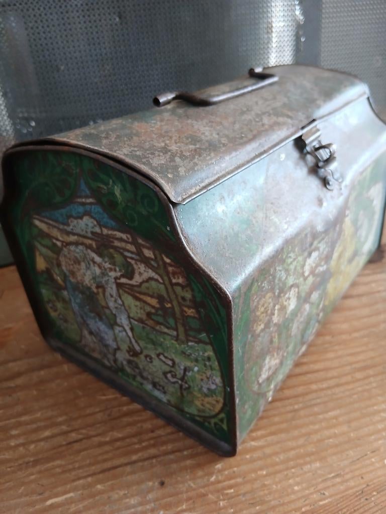 Antieke Martougin lunchbox, Ophalen of Verzenden
