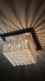 Moderne woonkamerlamp met kristallen bollen, Ophalen, Zo goed als nieuw, Glas, Modern, Glamour