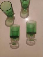 4 x vintage Luminarc cavalier glaasjes, Ophalen of Verzenden, Zo goed als nieuw, Borrel- of Shotglas