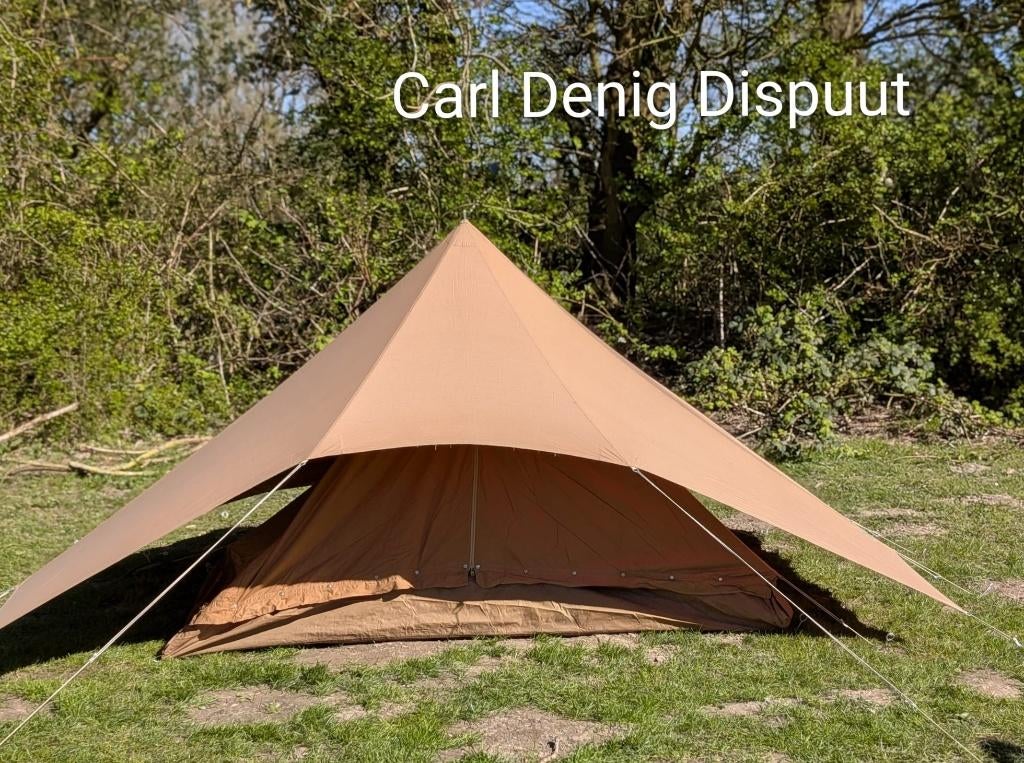 Carl Denig lichtgewicht tent type Dispuut, Caravans en Kamperen, Tenten, Ophalen, Gebruikt, Tot en met 2