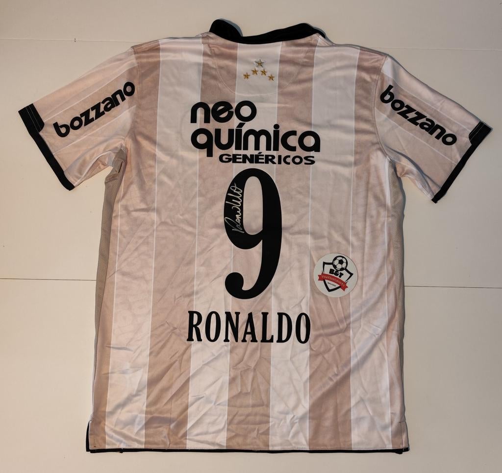 Gesigneerd Ronaldo shirt - Corinthians (met COA), Verzamelen, Sportartikelen en Voetbal, Zo goed als nieuw, Shirt, Ophalen of Verzenden