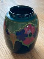 Glans platelen vaasje van Plateelfabriek Ivora uit Gouda, Antiek en Kunst, Ophalen of Verzenden