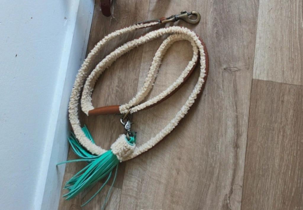 DWAM hondenlijn leer nieuw L, Ophalen of Verzenden, Nieuw, Minder dan 2 meter, Luidsprekerkabel