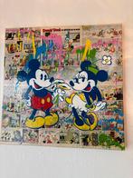 Uniek Mickey & Minnie Mouse Pop Art Schilderij op Canvas, Ophalen
