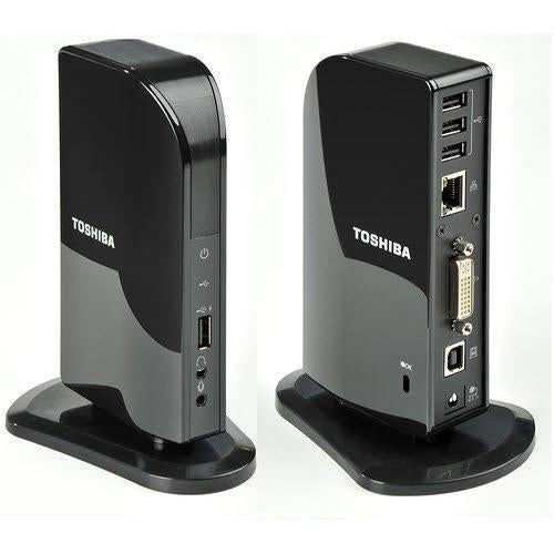 Toshiba Dynadock V10 USB Mini Port Replicator, Computers en Software, Dockingstations, Verzenden, Gebruikt, USB-hub, Toshiba