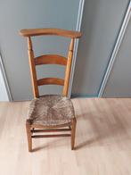 Houten stoel met biezen zitting, Ophalen