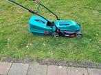 Te koop elektrische Bosch grasmaaier, Ophalen, Cirkelmaaier, Gebruikt, Elektrische grasmaaier
