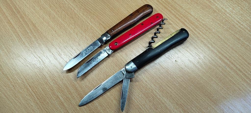 zakmes x3 - Gotlieb - Hugo Koller - Lutters & Cie, Verzenden, Gebruikt