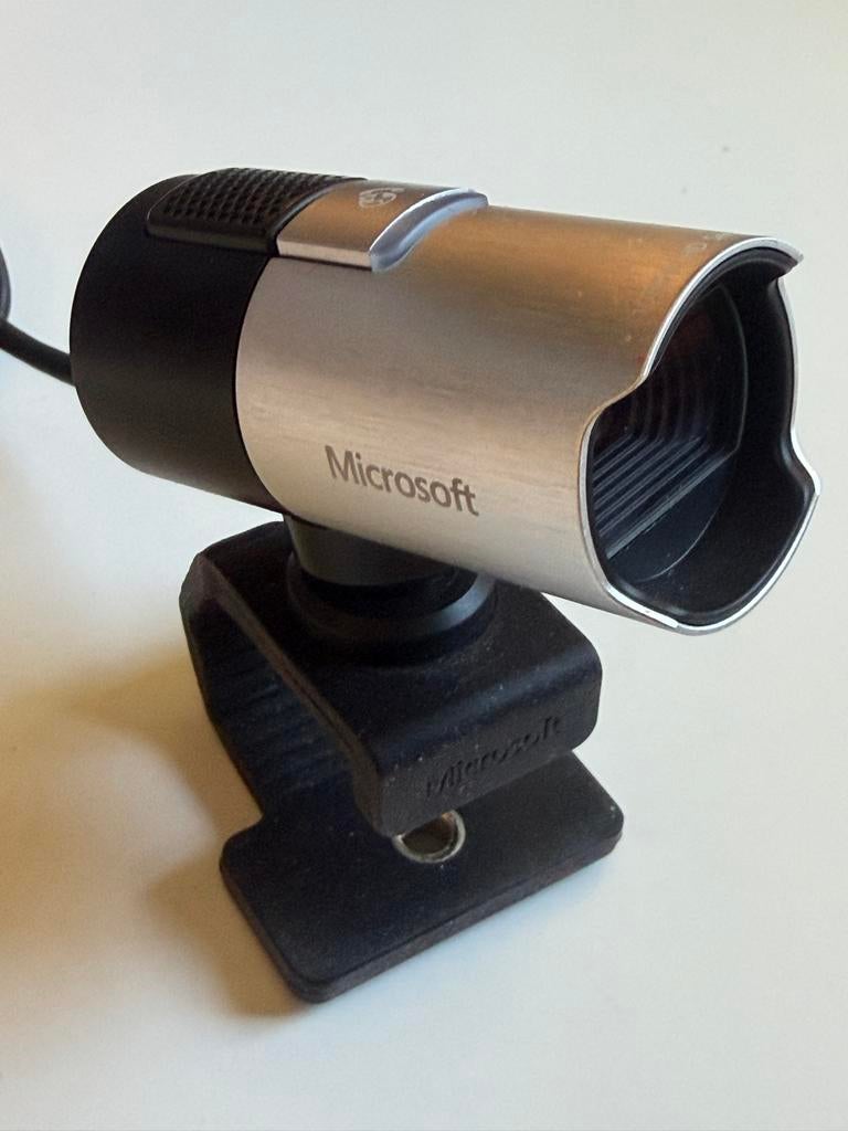 Microsoft Webcam - Ideaal voor videobellen en streaming, Gebruikt, Ophalen of Verzenden, Windows, Monitorclip