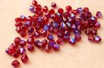 lot kralen 100 donkerrood AB cone 7mm, Hobby en Vrije tijd, Kralen en Sieraden maken, Ophalen of Verzenden, Nieuw, Kraal