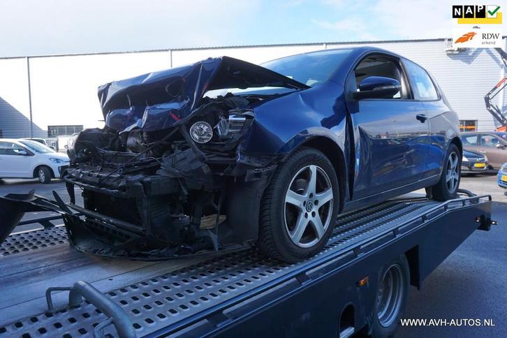 Volkswagen Golf 1.4 TSI Comfortline, Voorschade!, Auto diversen, Schadeauto's, Volkswagen, Automaat, Benzine, Hatchback, Blauw