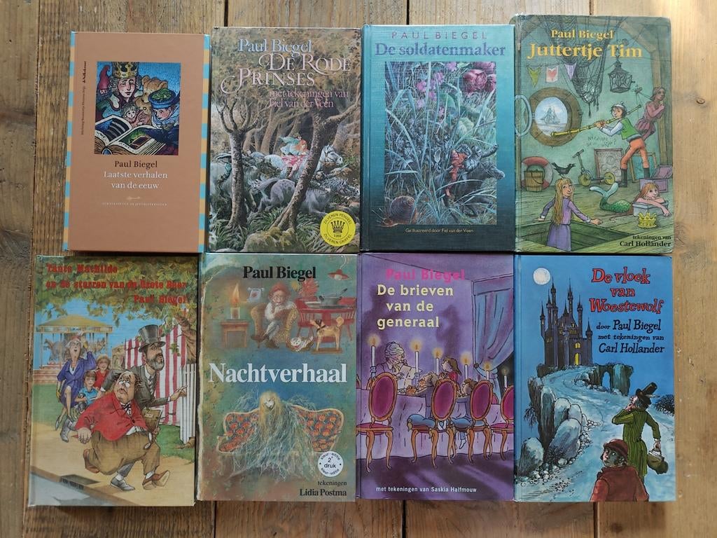 8 Boeken van Paul Biegel., Ophalen of Verzenden