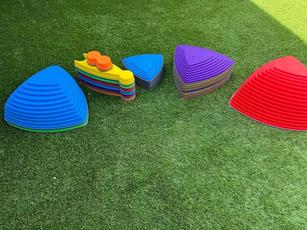 Gonge stapstenen - 2 sets, 22 tegels, diverse hoogtes, Kinderen en Baby's, Ophalen, Gebruikt