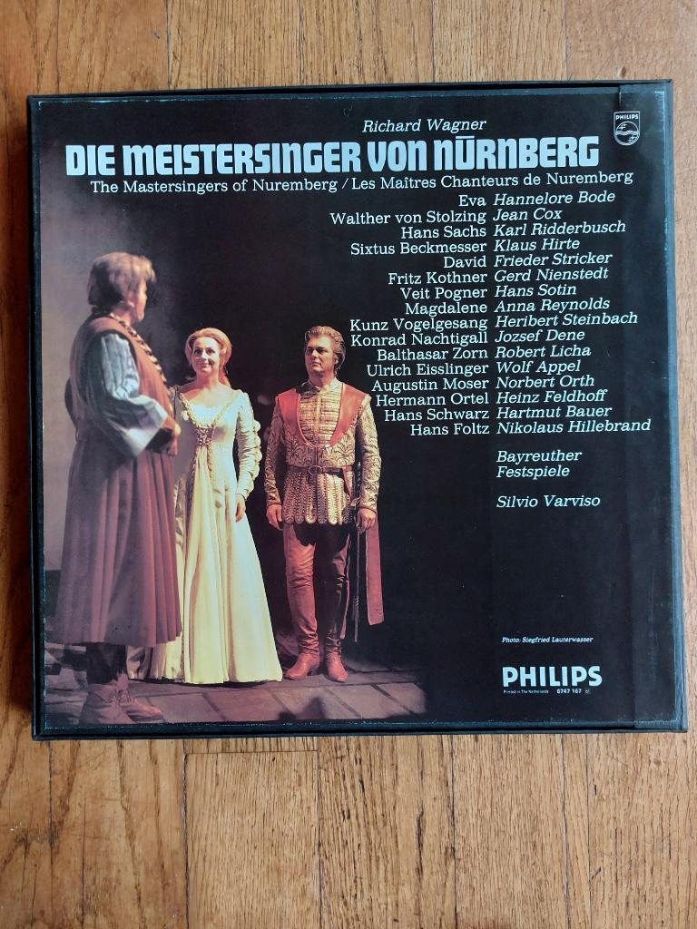 Richard Wagner Der Meistersinger von Nürnberg Philips  5 LPs, Gebruikt, Opera of Operette, Ophalen of Verzenden, Romantiek