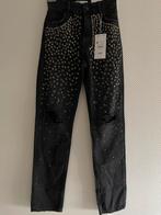 Bershka jeans met studs maat 32. Nieuw, Zwart, Zo goed als nieuw, W27 (confectie 34) of kleiner, Bershka