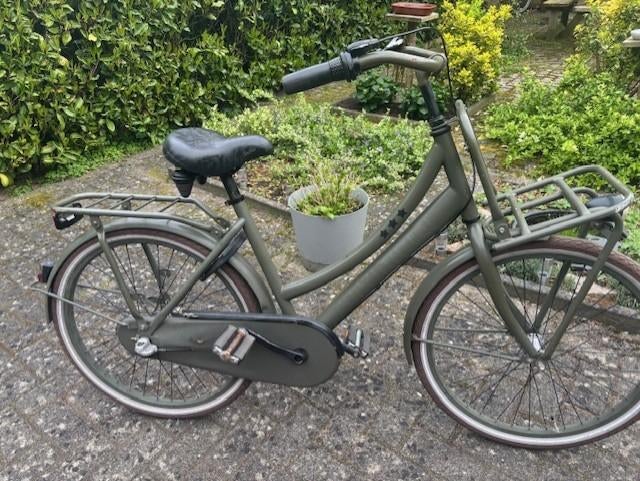 Meisjesfiets Cortina U4 Legergroen, Ophalen, Versnellingen, Cortina, Gebruikt