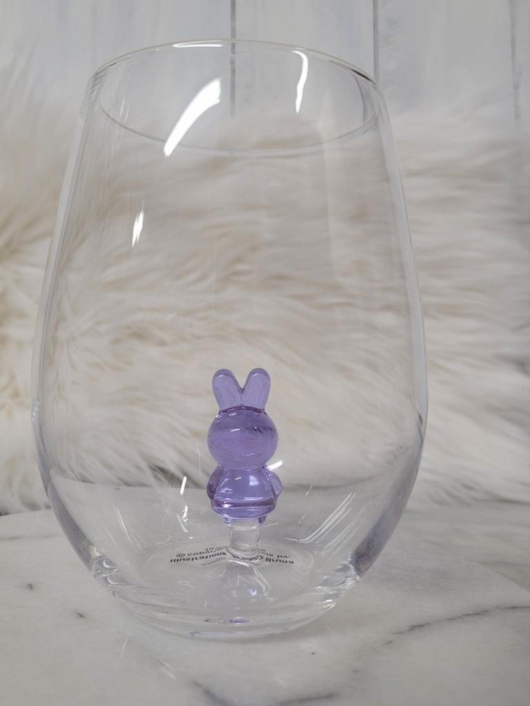 Nijntje glas (paars), Glas of Glazen, Ophalen of Verzenden, Overige stijlen, Glas