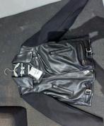 Zwarte leren jas van Zara - Nieuw met kaartjes, Nieuw, Ophalen of Verzenden, Maat 34 (XS) of kleiner, Zara
