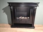 Mooie zwarte schouw, Huis en Inrichting, Haarden, Ophalen of Verzenden, Gebruikt, Vrijstaande haard, Houthaard