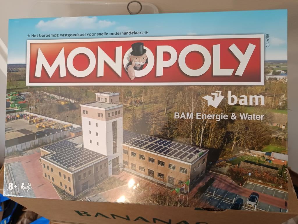 Monopoly BAM Energie & Water - Nieuw Geseald, Ophalen of Verzenden, Nieuw, Hasbro (BAM editie)