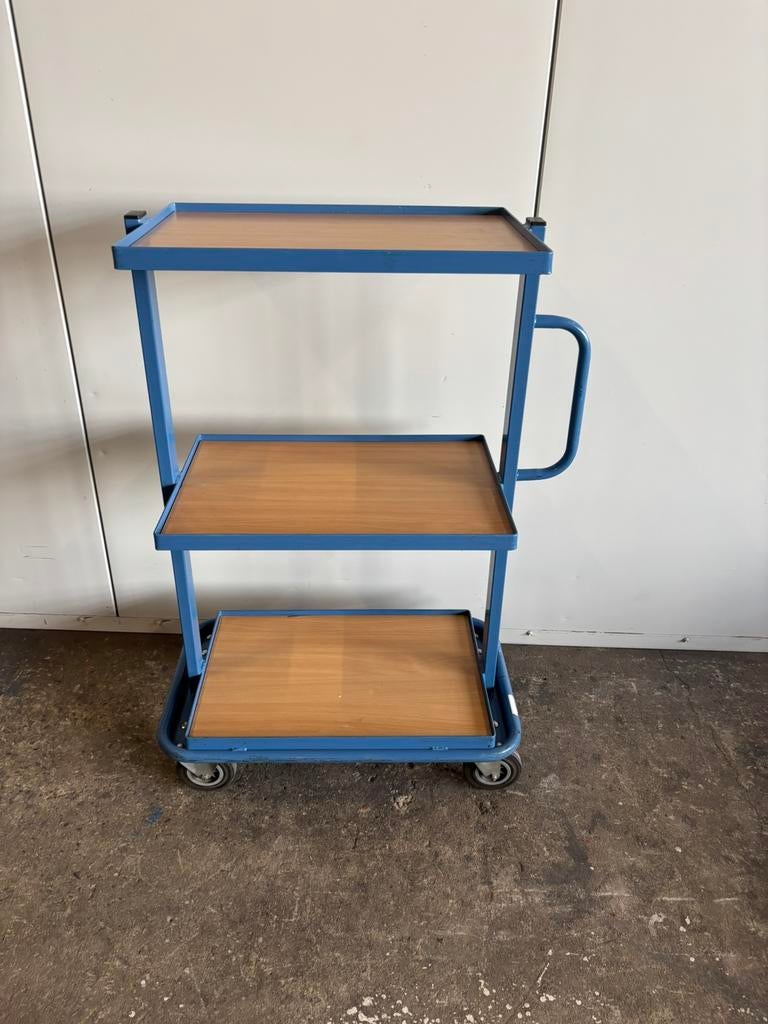 Fetra bijzetwagen / magazijnwagen / werktafel / etagewagen, Doe-het-zelf en Verbouw, Transportwagens, Gebruikt, Transportkar, 100 liter of meer