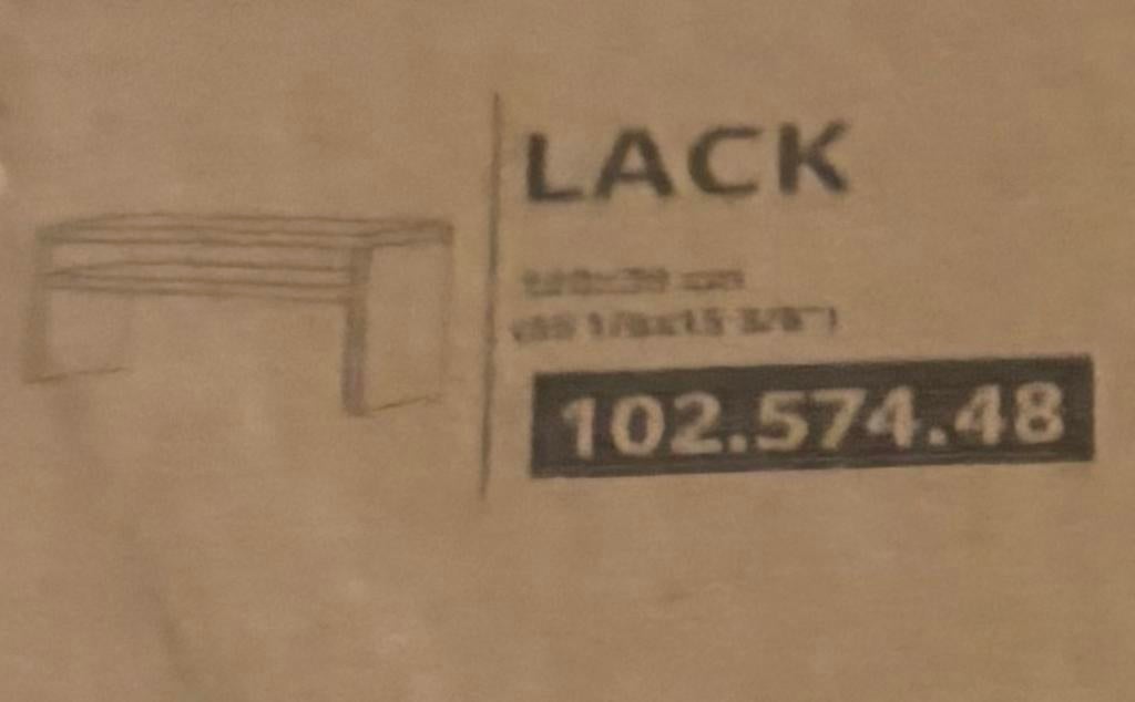 Ikea lack side table, Huis en Inrichting, Ophalen, 100 tot 150 cm, Nieuw, 25 tot 50 cm