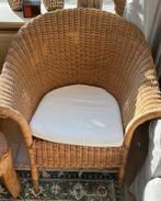 Twee rieten kuip stoeltjes, Ophalen, Gebruikt, Twee, Bruin