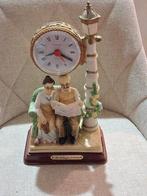 Wellington Collection Klok Beeldje Ouder Paar Lantaarnpaal, Ophalen of Verzenden