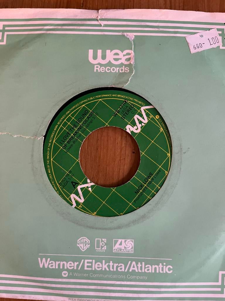 7" Vinyl Single - Nick Lowe - I Love the Sound..., Ophalen of Verzenden, 7 inch, Pop, Single