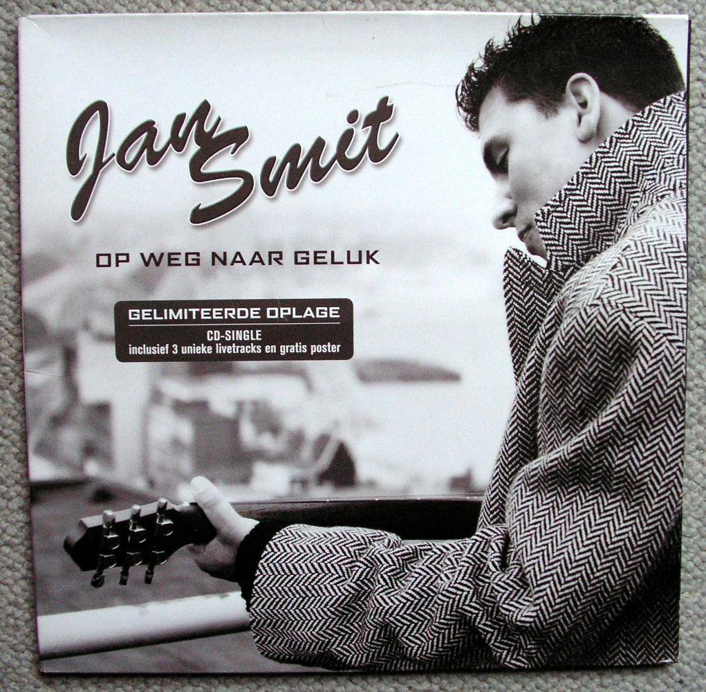 Jan Smit Op Weg Naar Geluk Gelimiteerde oplage + Poster ZGAN, 1 single, Ophalen of Verzenden, Zo goed als nieuw, Nederlandstalig