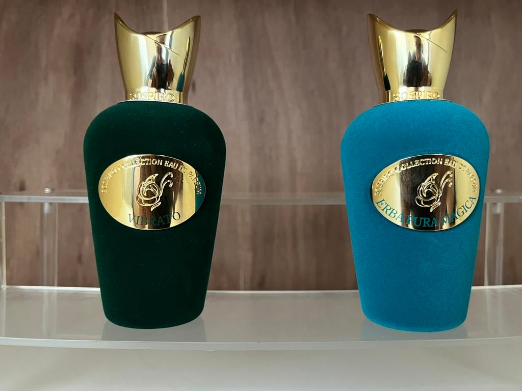 Sospiro Sample Duo Deal: Vibrato & Erba Pura Magica • 1-10ml, Verzenden, Zo goed als nieuw