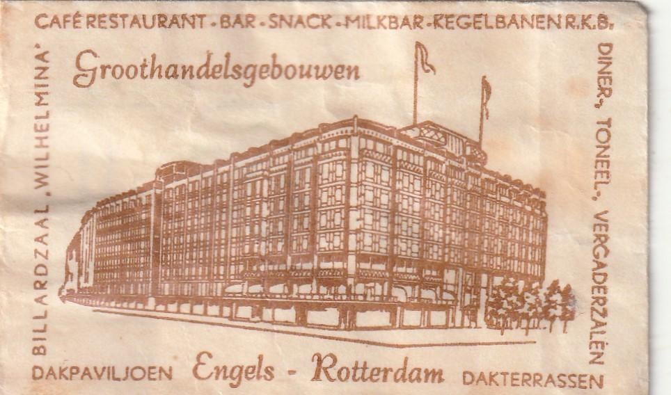 Suikerzakje #1039 : Engels Rotterdam, Verzamelen, Verzenden, Nederland