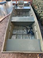 Alumacraft 1436 lite + Honda 5 pk 4 takt kortstaart, Watersport en Boten, Ophalen, Aluminium, Zo goed als nieuw, Benzine