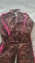 2 delig dames panter pak met roze bies maat 46-48, Ophalen of Verzenden, Zo goed als nieuw, Roze