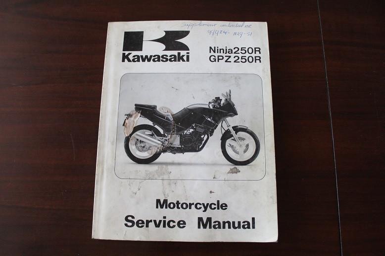 Kawasaki Ninja 250R GPz250R 1986 1987 service manual GPZ, Motoren, Ophalen of Verzenden, Kawasaki