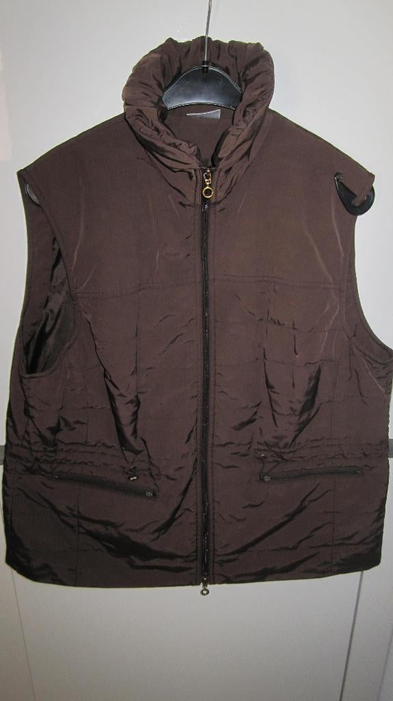 Erfo bruine bodywarmer maat 46., Kleding | Dames, Bodywarmers, Ophalen of Verzenden, Gedragen, Maat 46/48 (XL) of groter, Bruin