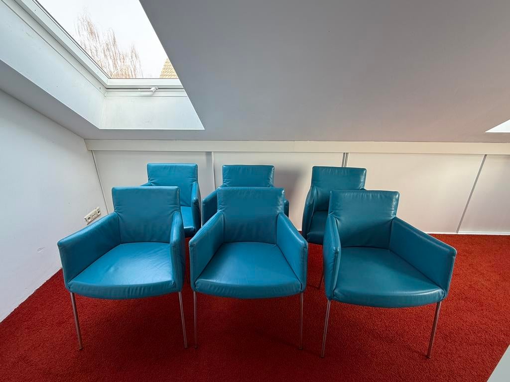 Label eetkamerstoelen, Gebruikt, Overige kleuren, Ophalen of Verzenden, Modern